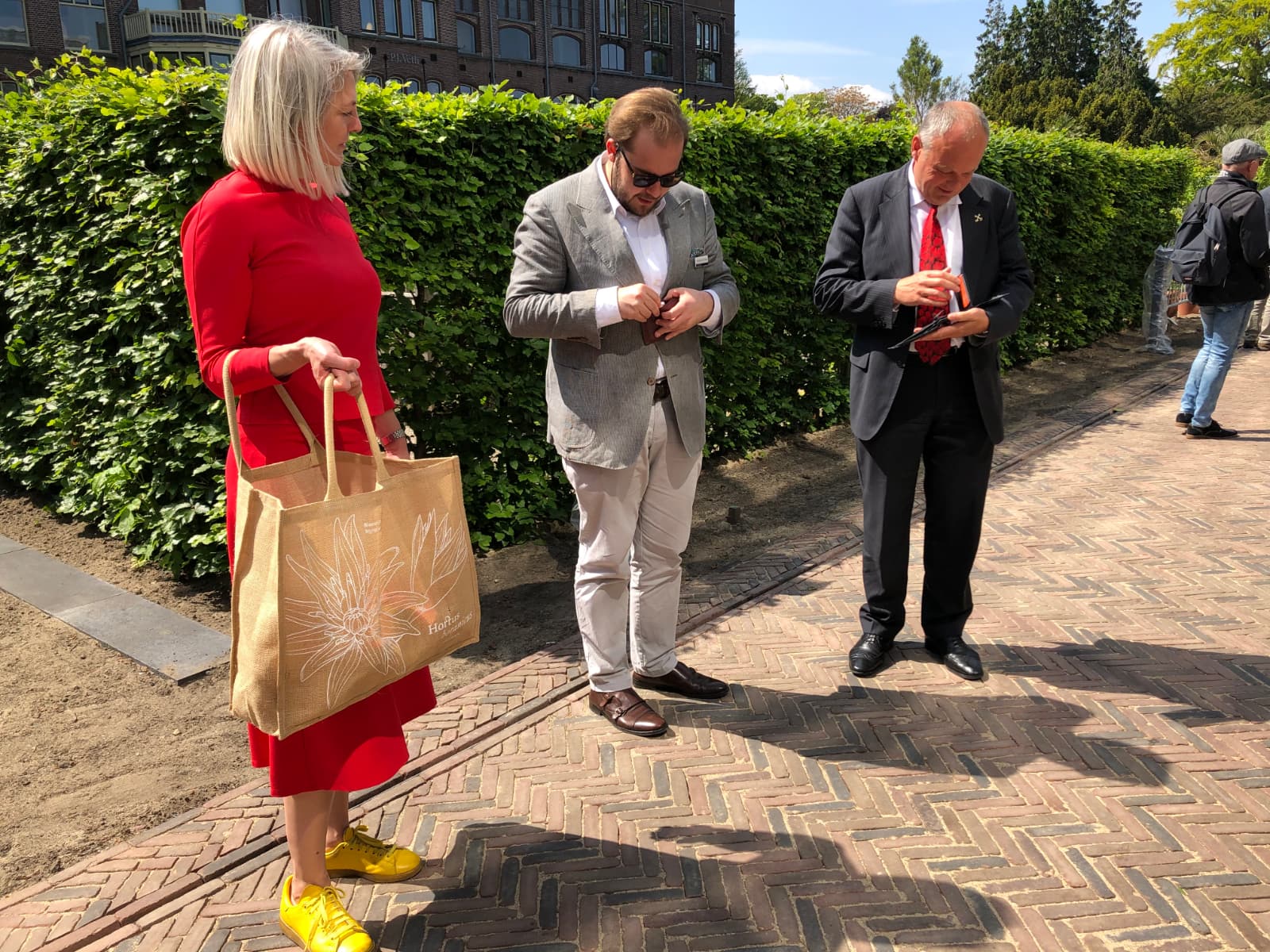 Studiedag academisch groen erfgoed met Henri Lenferink (rechts)