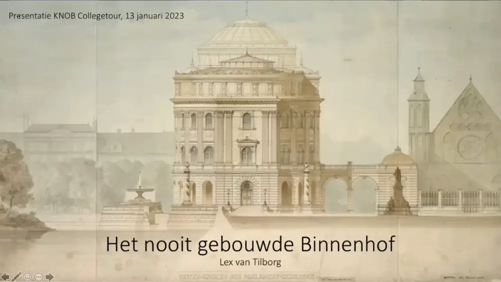 Nooit gebouwd Binnenhof - Lex van Tilborg